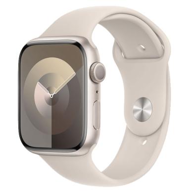 Apple Watch Series 9 Caja de aluminio blanco estrella 41mm Correa deportiva blanco estrella S/M (GPS)