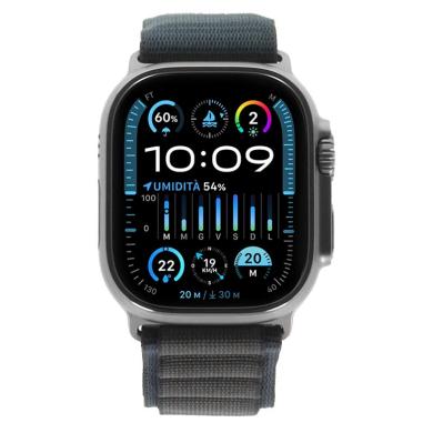 Apple Watch Ultra 2 cassa in titanio 49mm Alpine Loop blu L (GPS + Cellular) - Ricondizionato - Come nuovo - Grade A+