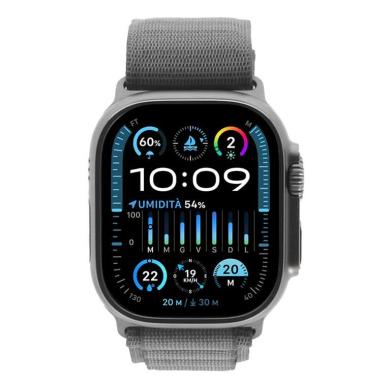 Apple Watch Ultra 2 Cassa in titanio 49mm Alpine Loop verde oliva M (GPS + Cellular) - Ricondizionato - Come nuovo - Grade A+