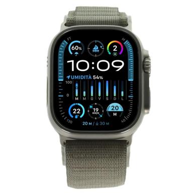Apple Watch Ultra 2 Titanio 49mm Alpine Loop oliva L (GPS + Cellular) - Ricondizionato - ottimo - Grade A