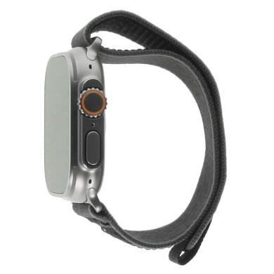 Apple Watch Ultra 2 Titane 49mm Boucle Trail bleu/noir M/L (GPS + Cellular)