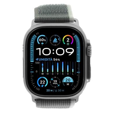 Apple Watch Ultra 2 Titanio 49mm Trail Loop verde/grigio M/L (GPS + Cellular) - Ricondizionato - Come nuovo - Grade A+