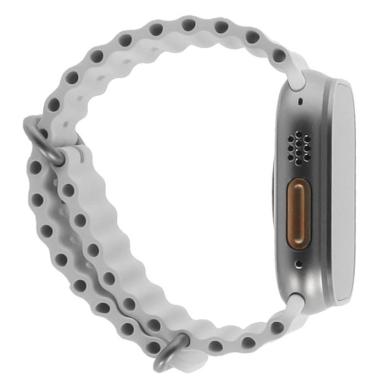 Apple Watch Ultra 2 Caja de titanio 49mm Correa Ocean blanca (GPS + Celular)