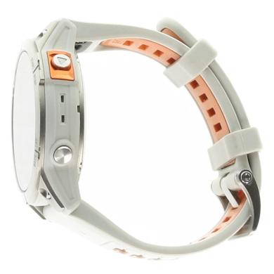 Garmin Fenix 7 Pro Sapphire Bracelet QuickFit gris brume/orange rouge (010-02777-21)