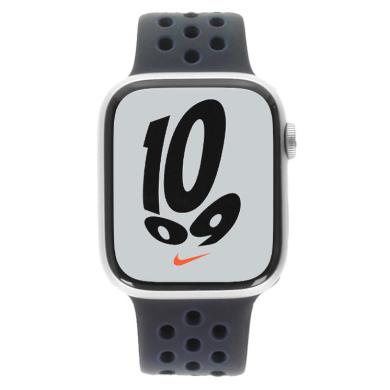 Apple Watch Series 7 Nike Caja de aluminio blanco estrella 45mm Correa deportiva medianoche navy (GPS + Celular)