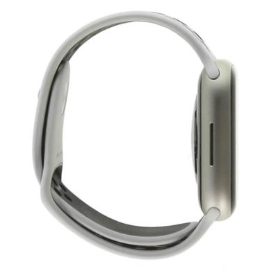 Apple Watch Series 8 Aluminiumgehäuse polarstern 45mm Sport Loop summit white/schwarz (GPS + Cellular)