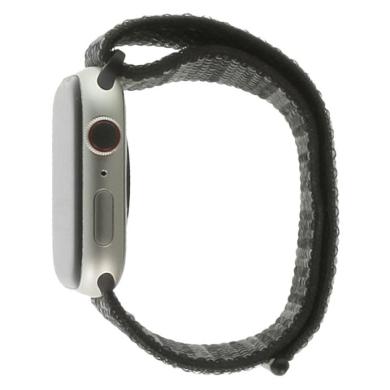 Apple Watch Series 7 Nike Caja de aluminio estrella polar 45mm Sport Loop negro (GPS + celular)
