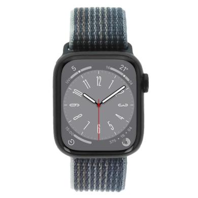 Apple Watch Series 8 Caja de aluminio medianoche 41mm Sport Loop azul tormenta (GPS + Celular)