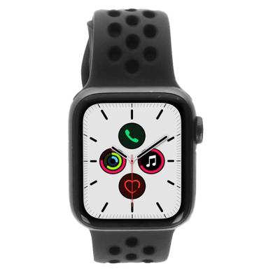 Apple Watch Series 5 Caja de aluminio gris 40mm Correa deportiva antracita/negro (GPS + Celular)