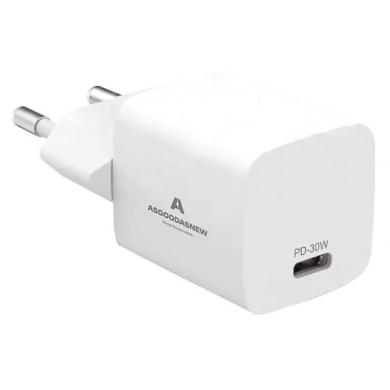 asgoodasnew 30W USB-C GaN Chargeur rapide -ID21593 blanc