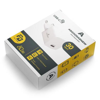 asgoodasnew 30W USB-C GaN Caricatore rapido -ID21593 bianco
