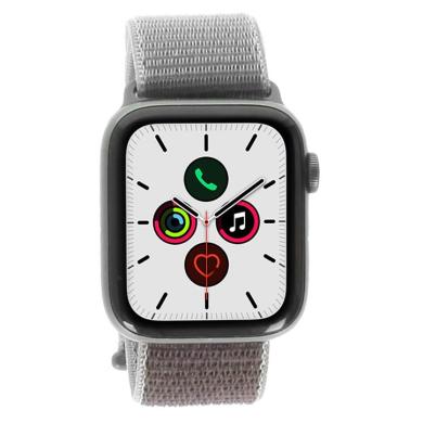 Apple Watch Series 5 Caja de aluminio gris 44mm Sport Loop caqui (GPS + Celular)