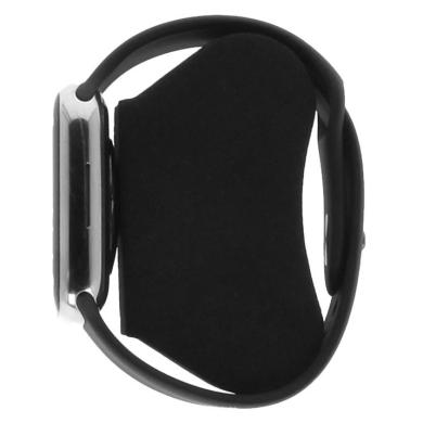 Apple Watch Series 8 Acciaio inossidabile argento 45mm Cinturino Sport mezzanotte (GPS + Cellular)