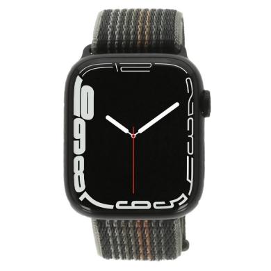 Apple Watch Series 7 Aluminium Bleu De Minuit 45Mm Boucle Sport Encre Foncée (Gps)