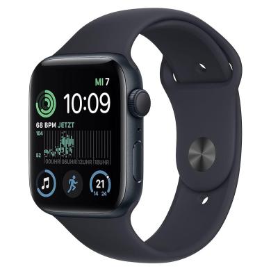 Apple Watch SE 2 Aluminium minuit 44mm Bracelet Sport M/L (GPS) - neuf