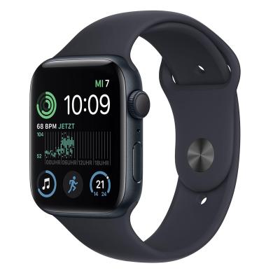 Apple Watch SE 2 GPS + Cellular 44mm Aluminium mitternacht Sportarmband Mitternacht S/M