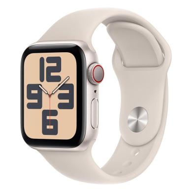 Apple Watch SE 2 Aluminiumgehäuse polarstern 40mm Sportarmband polarstern M/L (GPS)