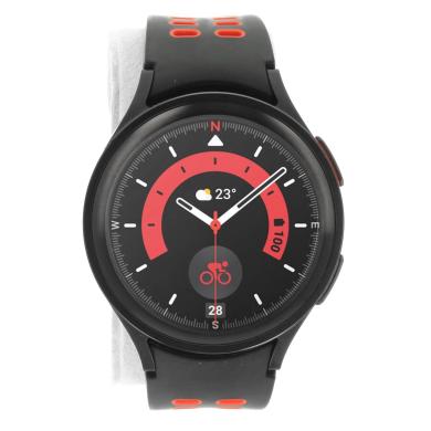 Samsung Galaxy Watch5 Pro black titanium 45mm Bluetooth Extreme Sport Band nero-rosso