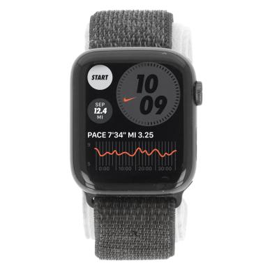 Apple Watch SE Nike Aluminiumgehäuse space grau 44mm Sport Loop schwarz (GPS)