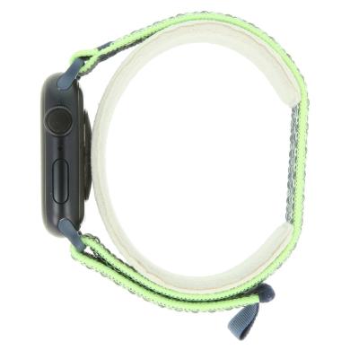 Apple Watch Series 9 Alluminio mezzanotte 41mm Nike Sport Loop bright green/blue (GPS)