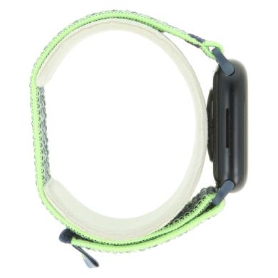 Apple Watch Series 9 Aluminium minuit 41mm Nike Sport Loop bright green/blue (GPS)