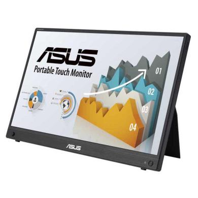 ASUS ZenScreen MB16AMT 15,6 Zoll tragbarer Monitor silber