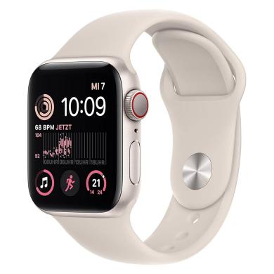 Apple Watch SE 2 GPS + Cellular 40mm Aluminio blanco estrella Correa deportiva rosa arena - Reacondicionado: como nuevo | 30 meses de garantía | Envío gratuito