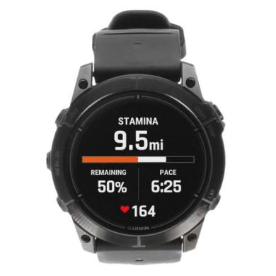 Garmin Epix Pro Gen 2 Standard 47mm negro/titanio negro QuickFit-Pulsera de silicona (010-02803-01) - Reacondicionado: muy bueno | 30 meses de garantía | Envío gratuito