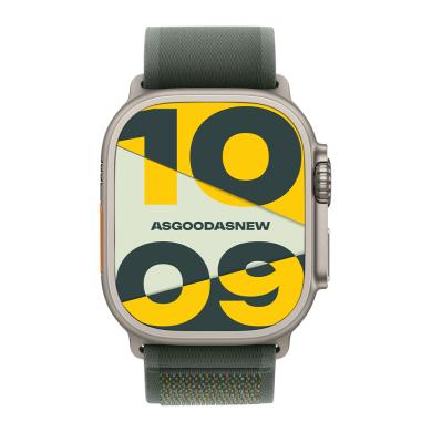 Apple Watch Ultra 2 GPS + Cellular 49mm titanio negro Correa Loop Trail verde M/L - Reacondicionado: como nuevo | 30 meses de garantía | Envío gratuito