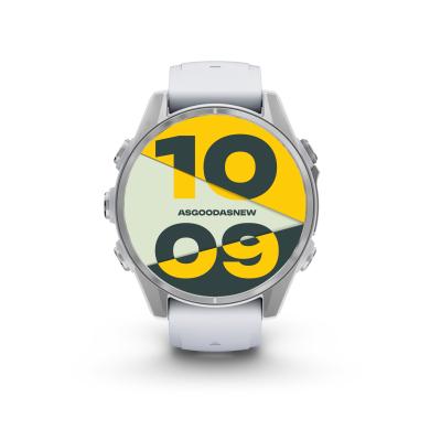 Garmin Fenix 8 AMOLED blanco/plata (010-02903-00) - Reacondicionado: como nuevo | 30 meses de garantía | Envío gratuito
