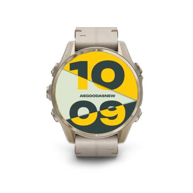 Garmin Fenix 8 AMOLED Sapphire grigio nebbia/oro (010-02903-11) - Ricondizionato - Come nuovo - Grade A+