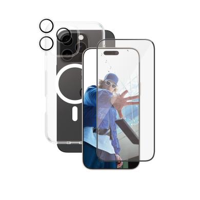 CARE by PanzerGlass Flagship 3in1 Bundle für Apple iPhone 16 Pro Max -ID22516 klar