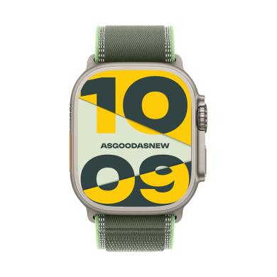 Apple Watch Ultra 3 GPS + Cellular 49mm Titan natur Trail Loop verde/neón - Reacondicionado: como nuevo | 30 meses de garantía | Envío gratuito