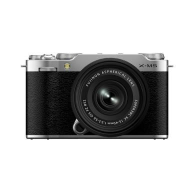 Fujifilm X-M5 + XC 15-45mm F3.5-5.6 OIS PZ argento nuovo