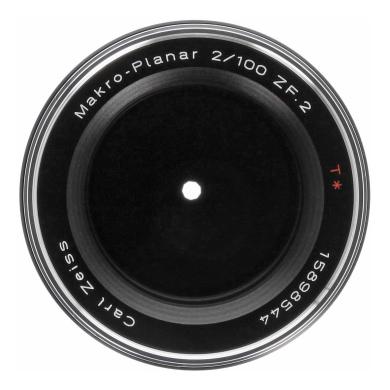 Zeiss 100mm 1:2 ZF.2 Makro-Planar T* para Nikon negro / plateado