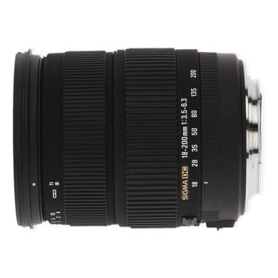 Sigma 18-200mm 1:3.5-6.3 AF DC OS para Canon negro