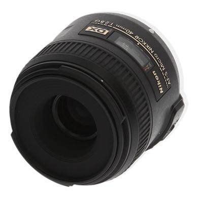 Nikon Micro-Nikkor 40 mm f2.8 AF-S DX G obiettivo nero - Ricondizionato - Come nuovo - Grade A+