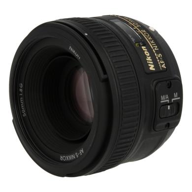 Nikon Nikkor 50mm F1.8 SWM AF-S Aspherical G objetivo negro