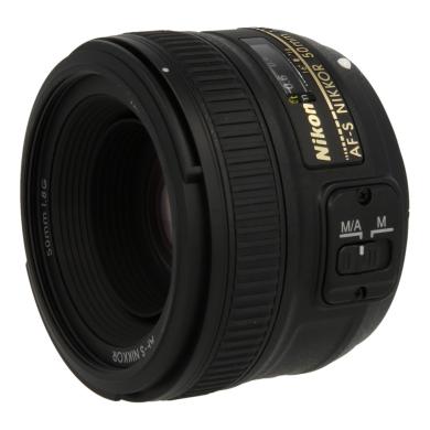 Nikon Nikkor 50mm F1.8 SWM AF-S Aspherical G objetivo negro