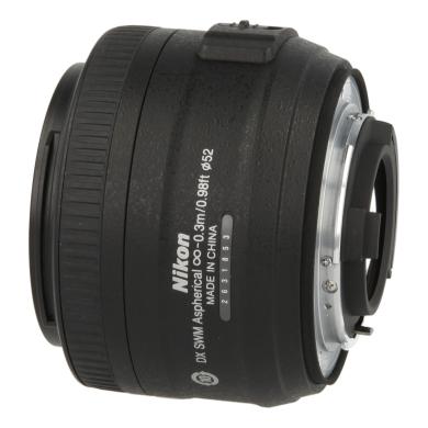 Nikon Nikkor 35mm F1.8 SWM AF-S DX MA G objetivo negro