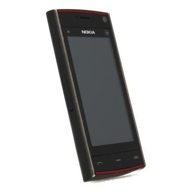 Nokia X6 16 GB schwarz rot