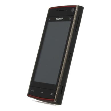 Nokia X6 16 GB schwarz rot