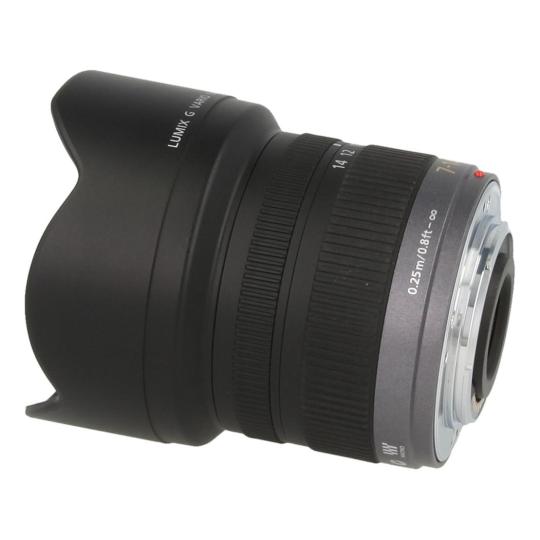 Panasonic 7-14mm 1:4 Lumix G Vario ASPH (H-F007014E) gris noir