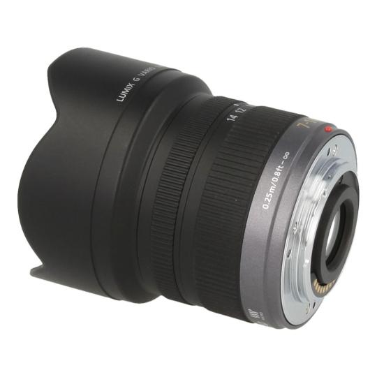 Panasonic 7-14mm 1:4 Lumix G Vario ASPH (H-F007014E) gris noir