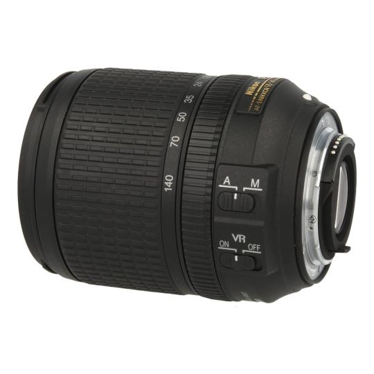 Nikon AF-S 18-140mm 1:3.5-5.6 G VR DX ED NIKKOR negro
