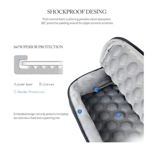 Funda para Apple MacBook 13,3" -ID16949 gris
