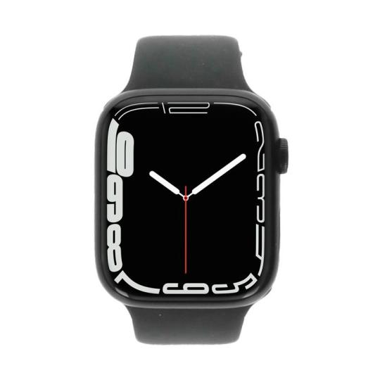 Apple Watch Series 7 Aluminiumgehäuse mitternacht 45mm Sportarmband mitternacht (GPS + Cellular)