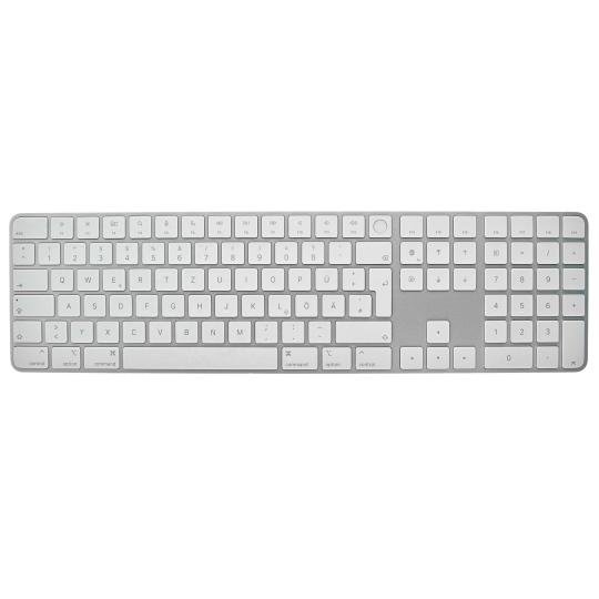 Apple Magic Keyboard QWERTZ mit Touch ID und Ziffernblock für Mac mit Apple Chip (A2520) silber