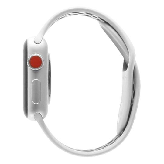 Farmacología Enumerar Anciano Apple Watch Series 3 Nike+ GPS + Cellular 38mm aluminio plateado correa  Loop deportiva negro platina | asgoodasnew