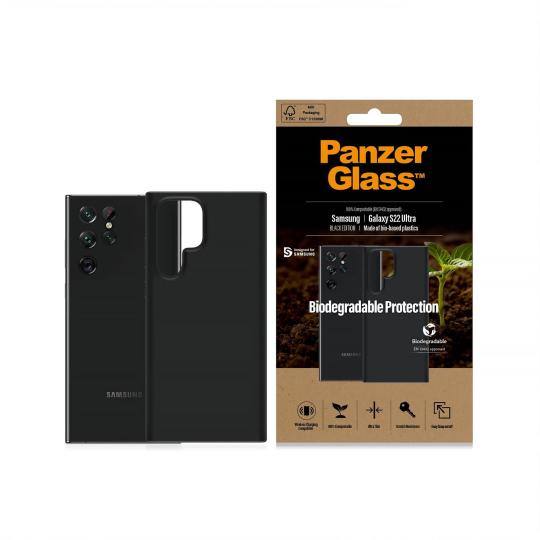 PanzerGlass (Samsung Galaxy S22 Ultra) Biodegradable Case - ID19703 noir  pas cher